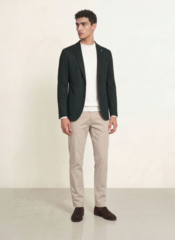 CG - CLUB of GENTS Anzugsakko CG CUBA Slim Fit 53 Dunkelgrün