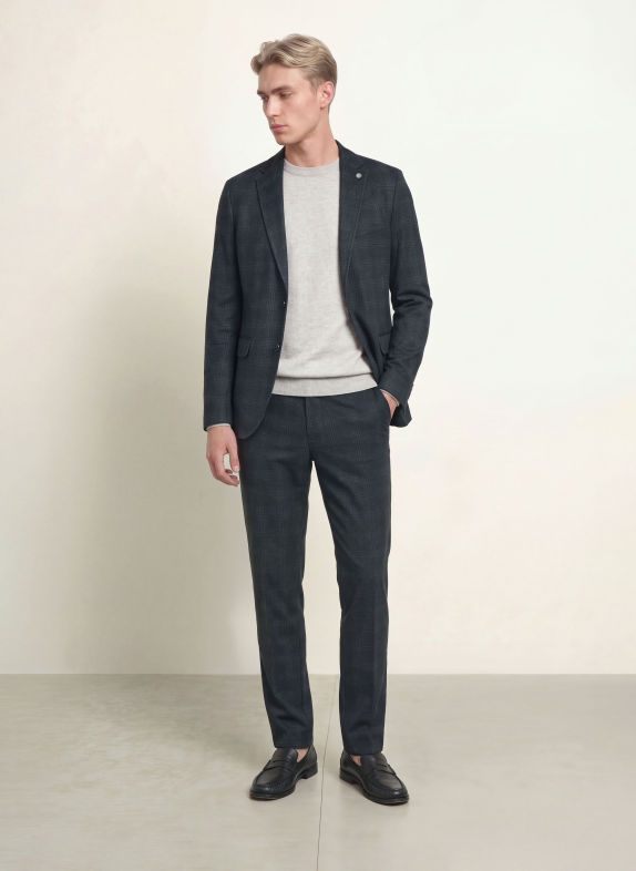CG - CLUB of GENTS Anzughose CG ORLANDO-J Relaxed Fit 63 DUNKELBLAU