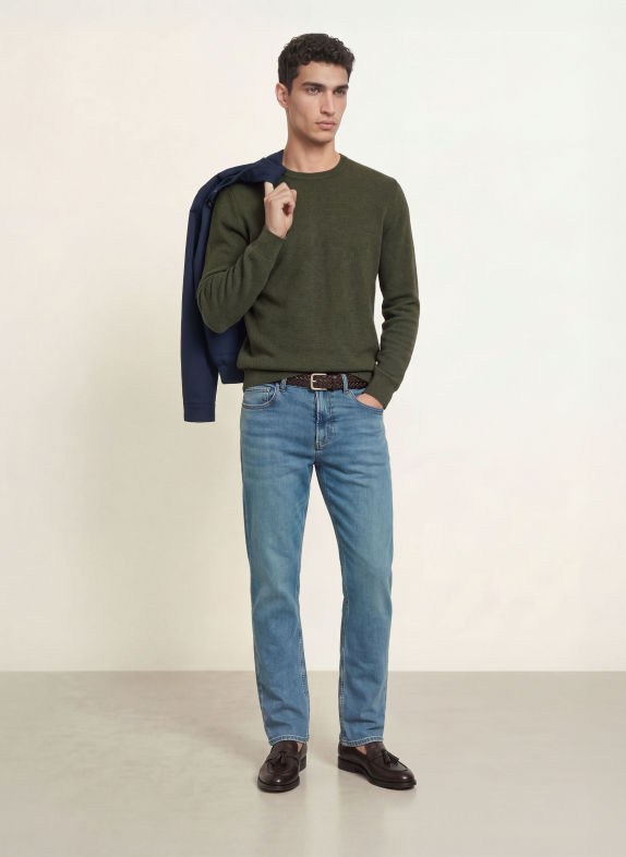 FAHERTY Pullover JACKSON DUNKELGRÜN