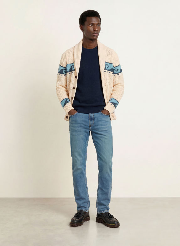 FAHERTY Pullover JACKSON DUNKELBLAU