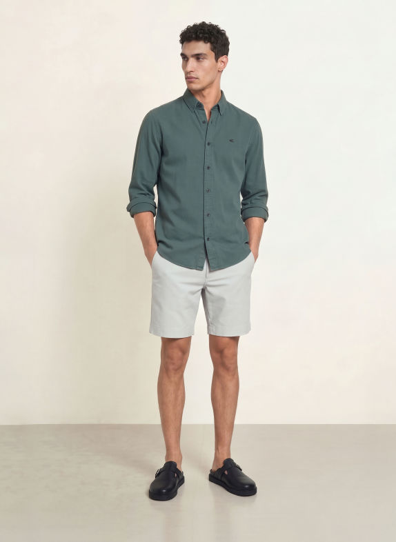 FAHERTY ALL DAY Classic Fit Shorts LIGHT GRAY