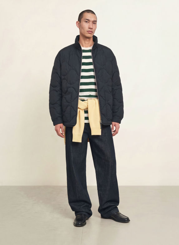 ARKET Lightweight down jacket DARK BLUE