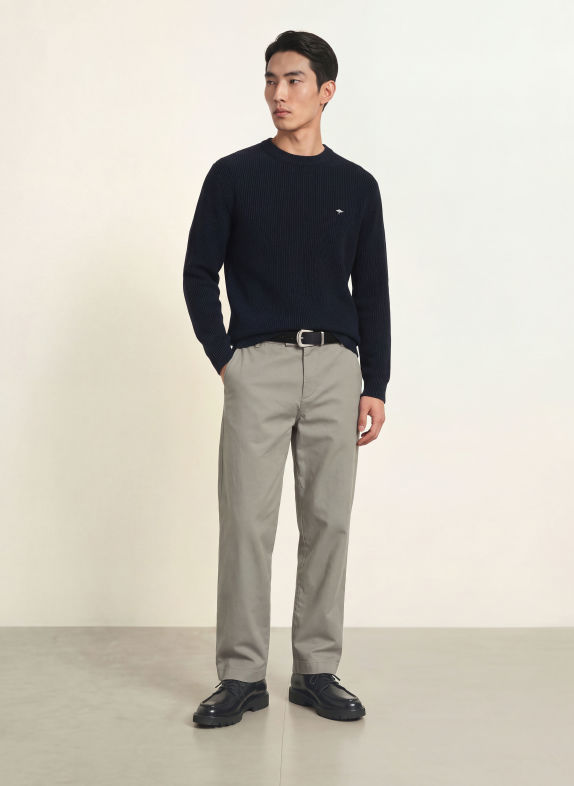 FYNCH-HATTON Pullover DUNKELBLAU