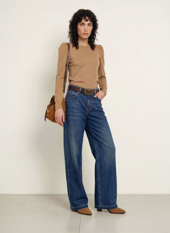 ba&sh Pulover BRITANIE CAMEL