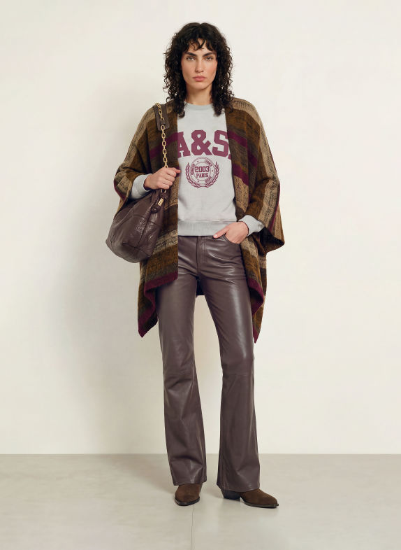 ba&sh Cape PERROS BRAUN / BEIGE / SCHWARZ