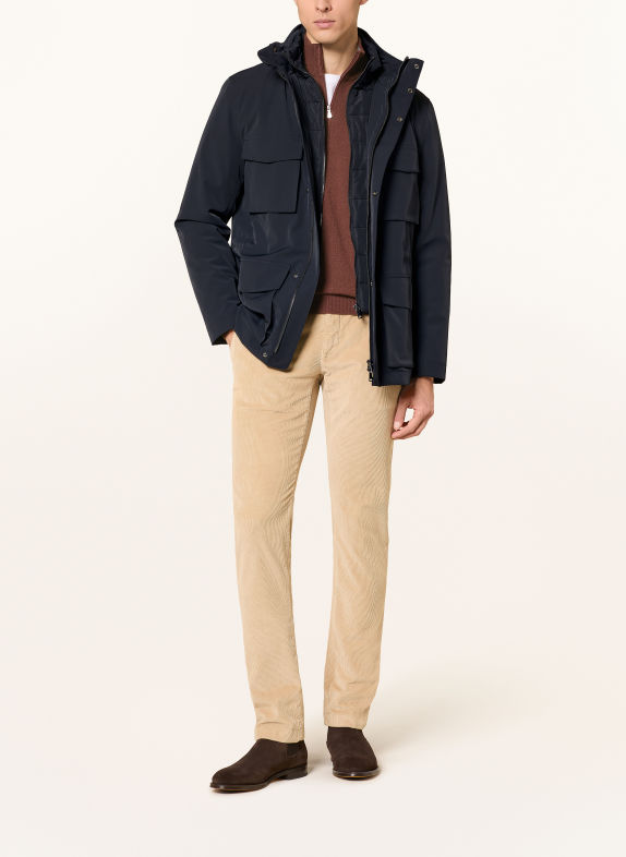 REISS Fieldjacket GLICK mit herausnehmbarer Blende DUNKELBLAU