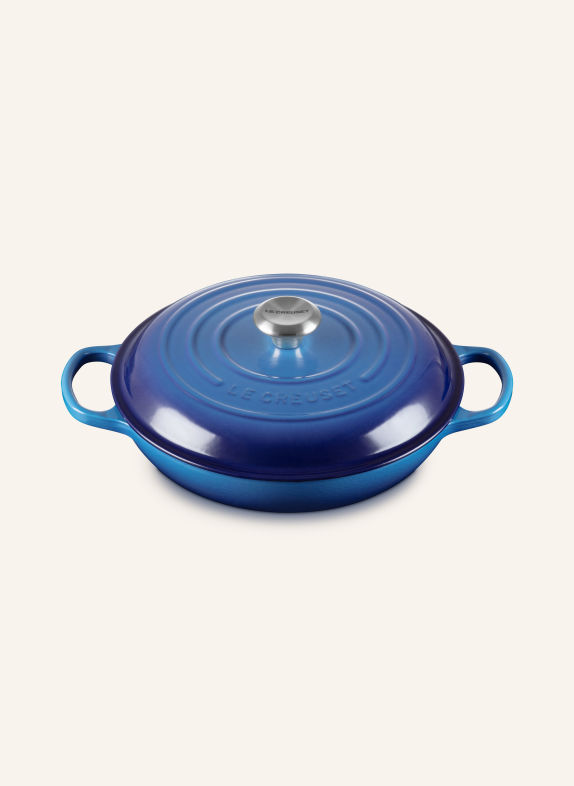 LE CREUSET SIGNATURE Gourmet Professional Pot AZURE BLUE