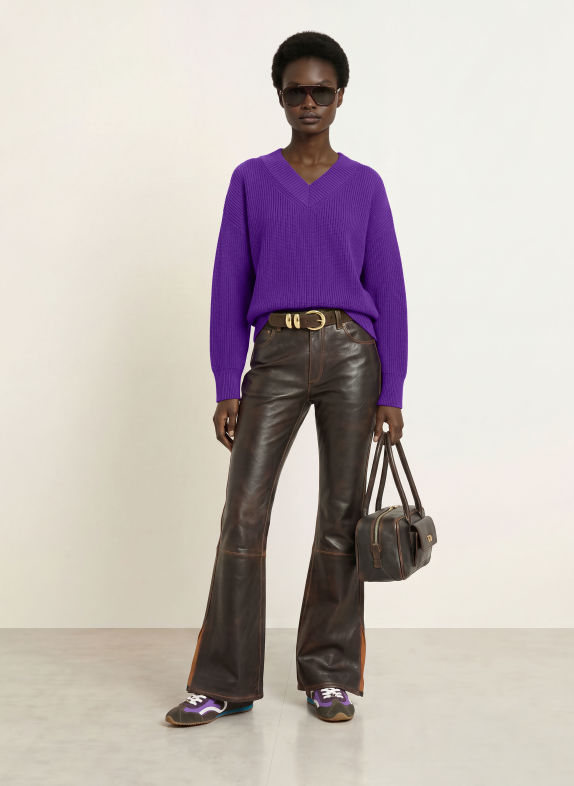 SANDRO Pullover LILA