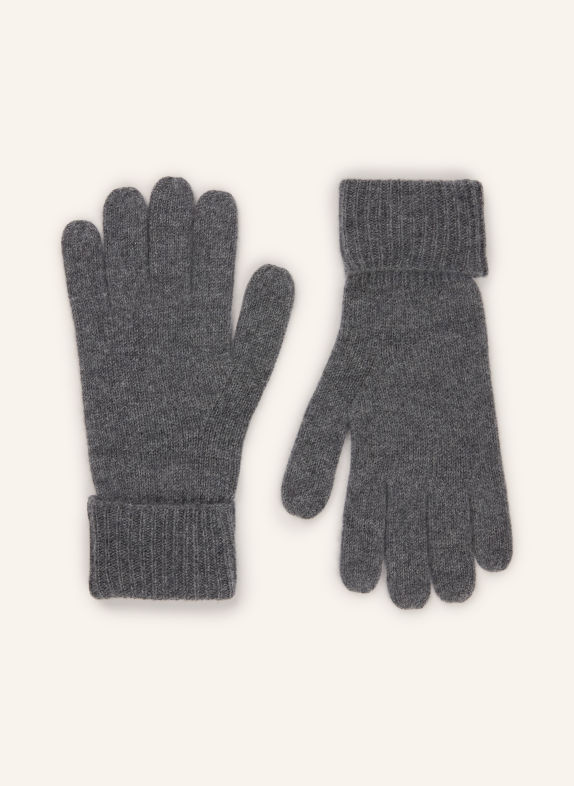 ba&sh Handschuhe CIMON aus Cashmere GRAU