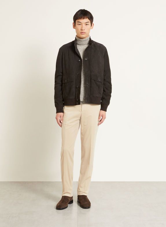 ZEGNA Corduroy Pants, Regular Fit BEIGE