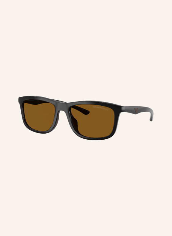 EMPORIO ARMANI Lunettes de soleil EA4277U NOIR/ MARRON FONCÉ POLARISÉ