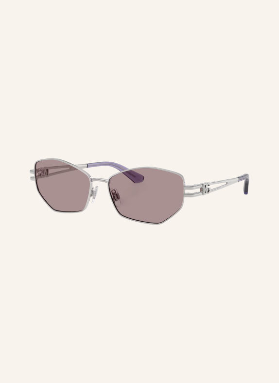 DOLCE & GABBANA Zonnebril DG2338 ZILVER/PAARS GEPOLARISEERD