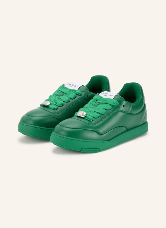 GIVENCHY PUFFY YARD Sneakers GREEN / CREAM