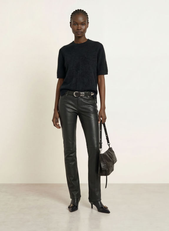 ALLSAINTS Strickshirt ADA aus Cashmere SCHWARZ