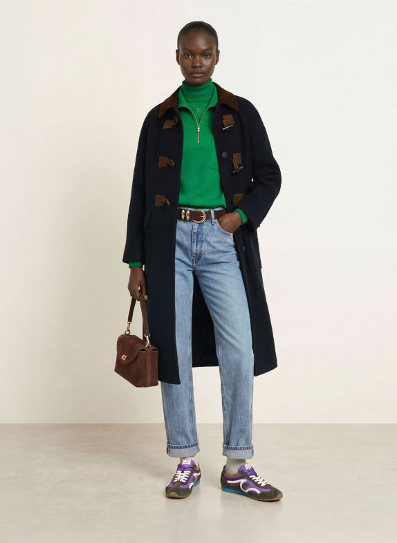 SANDRO Dufflecoat DUNKELBLAU