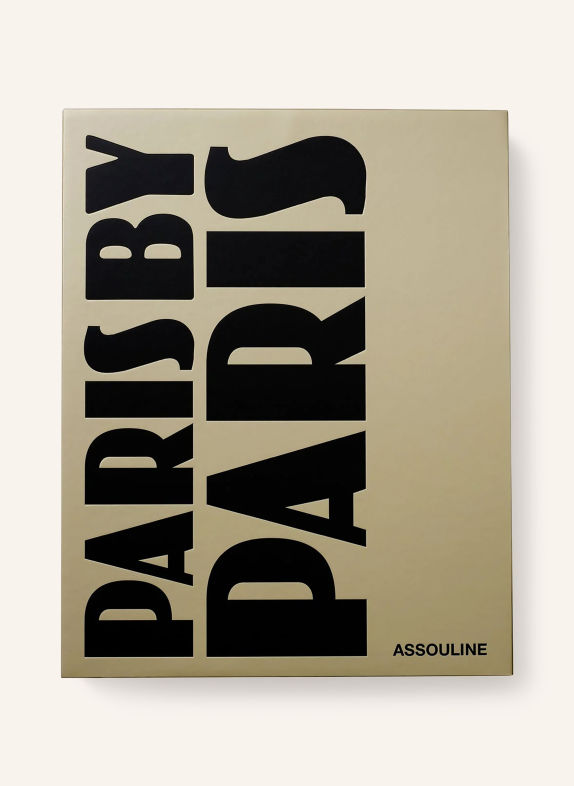 ASSOULINE Książka „PARIS BY PARIS” BEŻOWY / ZŁOTY / MOCNORÓŻOWY