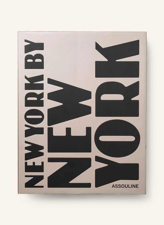 ASSOULINE Book: NEW YORK BY NEW YORK BEIGE / BLACK