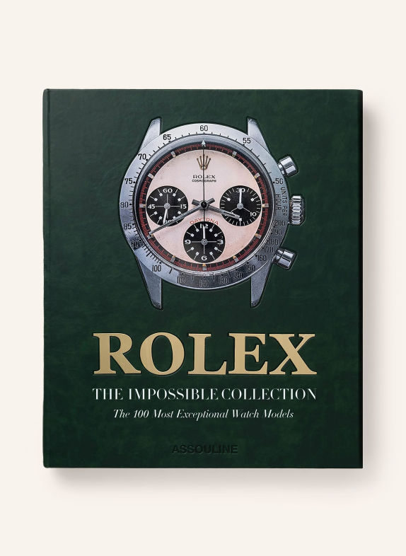 ASSOULINE Book: ROLEX: THE IMPOSSIBLE COLLECTION (2nd Edition) DARK GREEN / SILVER / GOLD