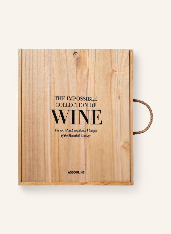 ASSOULINE Book: THE IMPOSSIBLE COLLECTION OF WINE LIGHT BROWN / CREAM / LIGHT RED