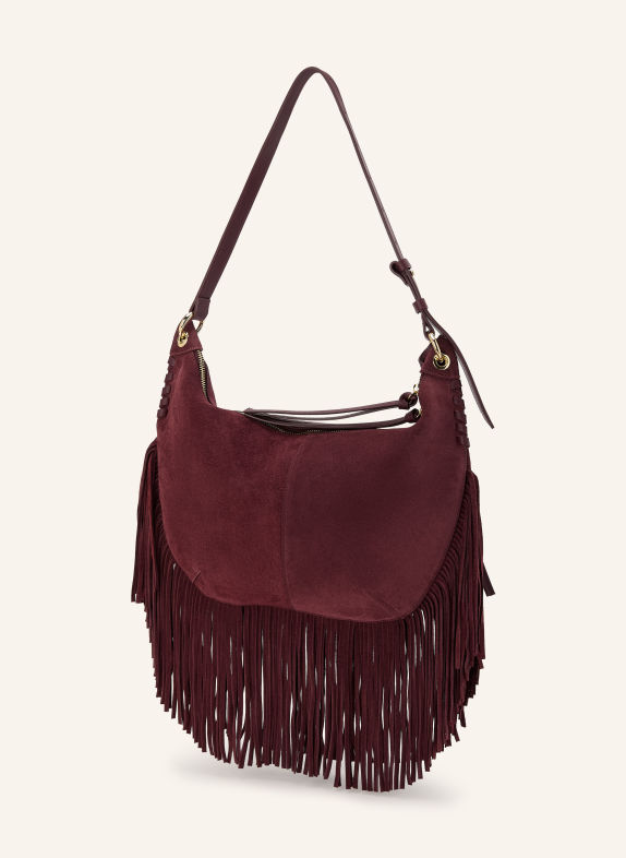 ba&sh Handtasche MEDIUM DUNKELROT