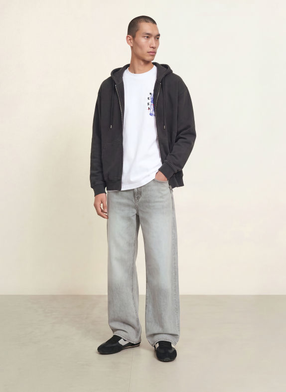ALLSAINTS T-Shirt TIMER WEISS / ROT / BLAU