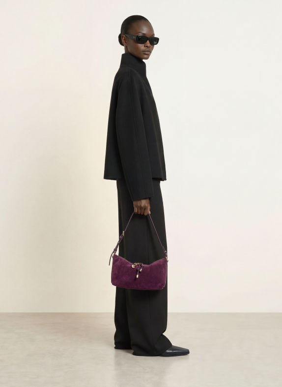 FURLA Sac épaule DEBBY MINI LILAS / OR