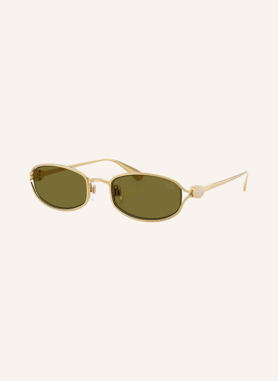 BURBERRY Sonnenbrille BE3177 GOLD/ DARK GREEN