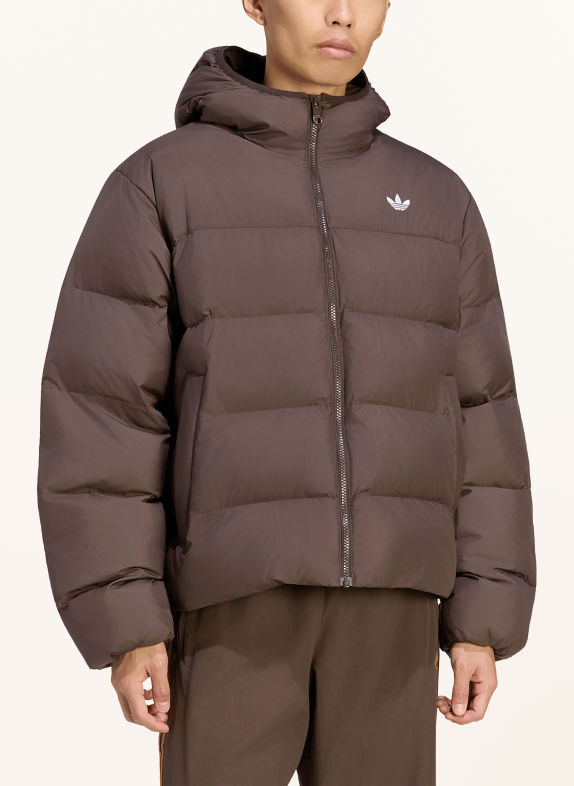 adidas Originals Veste matelassée MARRON FONCÉ