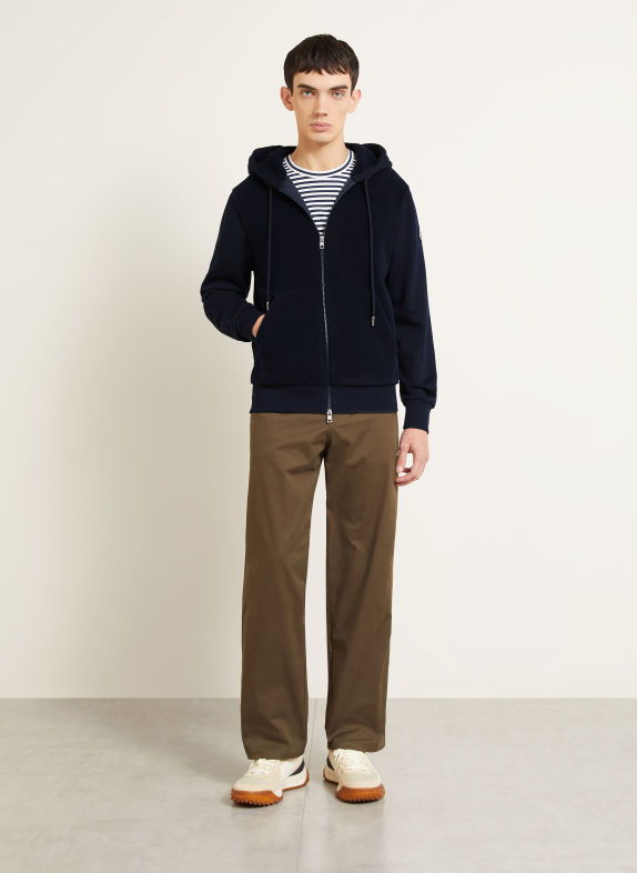 MONCLER Sweatvest DONKERBLAUW