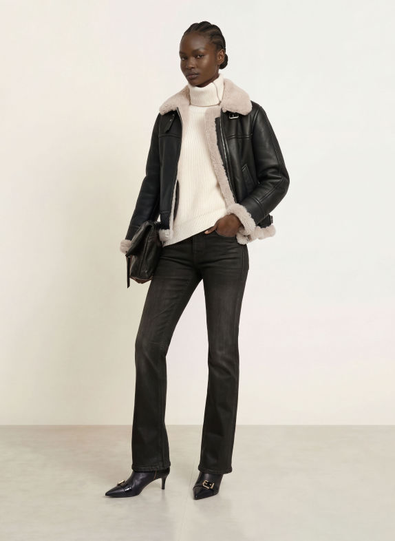 ALLSAINTS Straight jeans NAT 3694 Coated Black