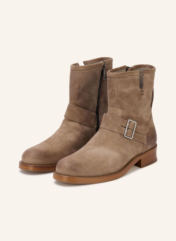 ALLSAINTS Bikerboots BAILEY BRUIN / ZILVER