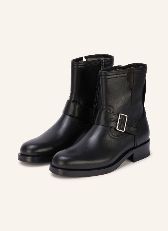 ALLSAINTS Bikerboots BAILEY ZWART / ZILVER