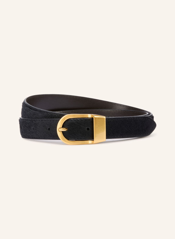 REISS Ledergürtel HAZEL SMALL SCHWARZ / GOLD