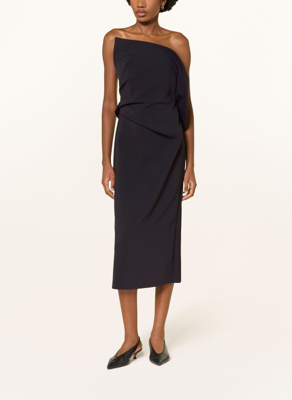 REISS Off-Shoulder-Kleid DASHA mit Volants SCHWARZ