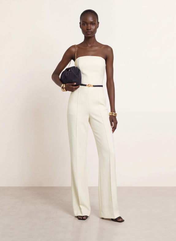 REISS LEAH Jumpsuit CREAM