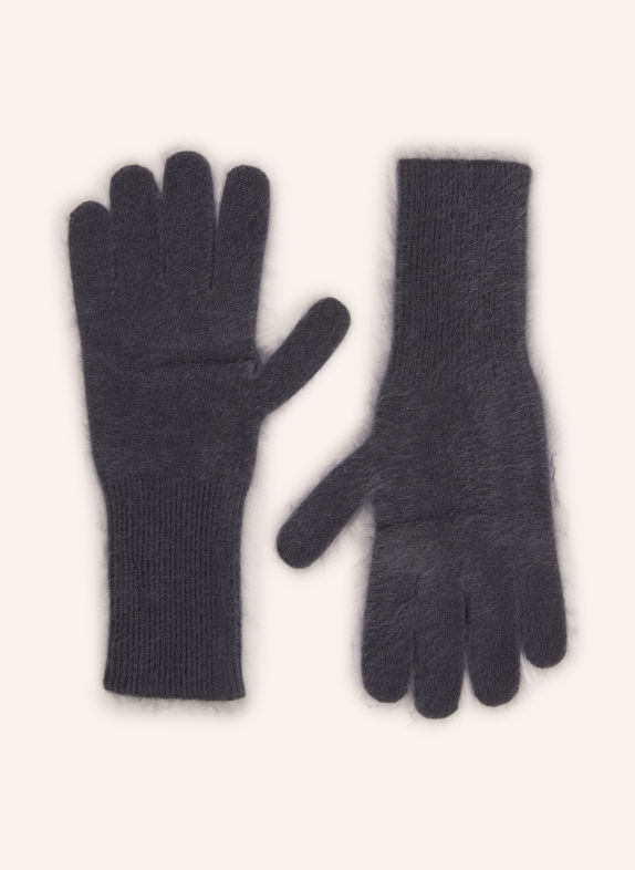 REISS Gants MILLIE en cachemire GRIS FONCÉ