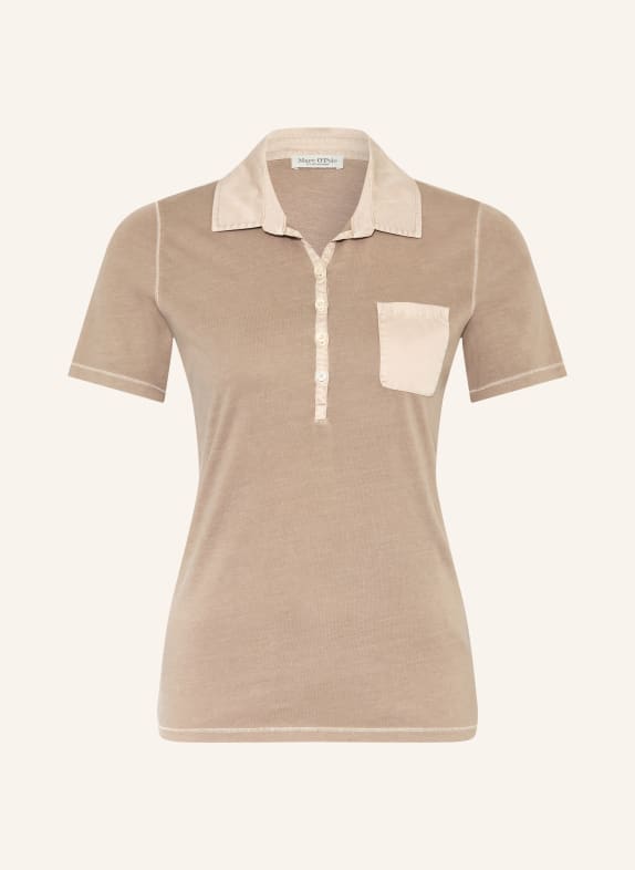 Marc O'Polo Jersey-Poloshirt BEIGE / CREME
