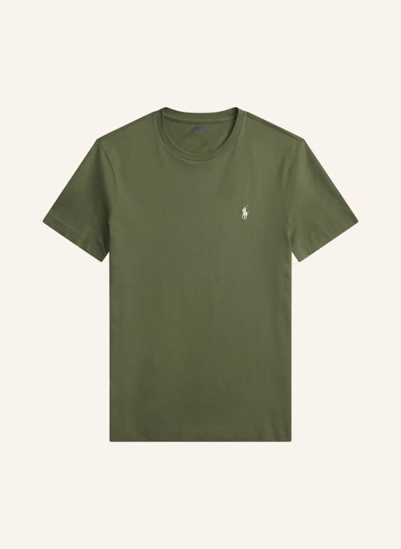 POLO RALPH LAUREN Tričko OLIVOVÁ / KRÉMOVÁ