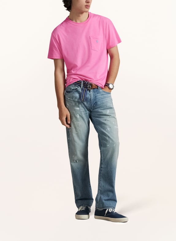 POLO RALPH LAUREN T-shirt ROZE / TURQUOISE