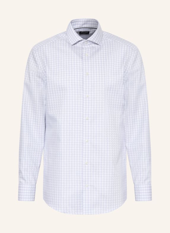 OLYMP Koszula Modern Fit SZARONIEBIESKI / BIAŁY