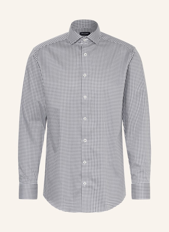 OLYMP Hemd modern fit DUNKELBLAU / GRAU / WEISS