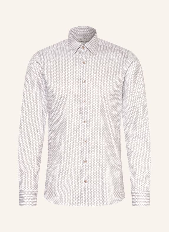 OLYMP Hemd Level Five body fit BEIGE / BLAU / WEISS