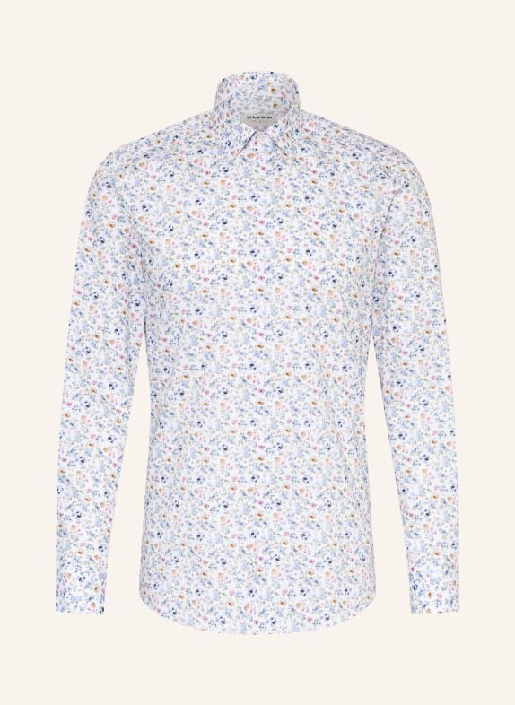 OLYMP Hemd Level Five body fit BLAU / LILA / GRÜN