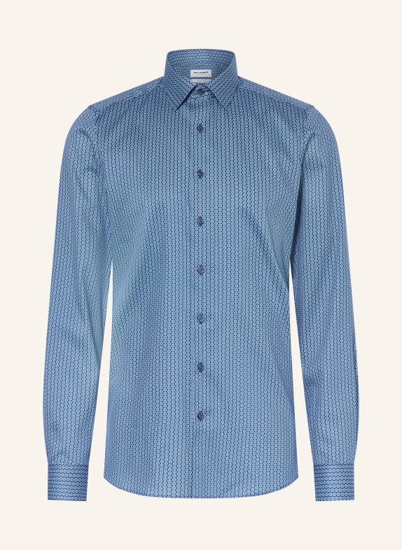 OLYMP Hemd Level Five body fit DUNKELBLAU / HELLBLAU