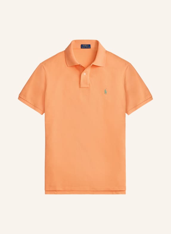 POLO RALPH LAUREN Piqué-Poloshirt Custom Slim Fit ORANGE