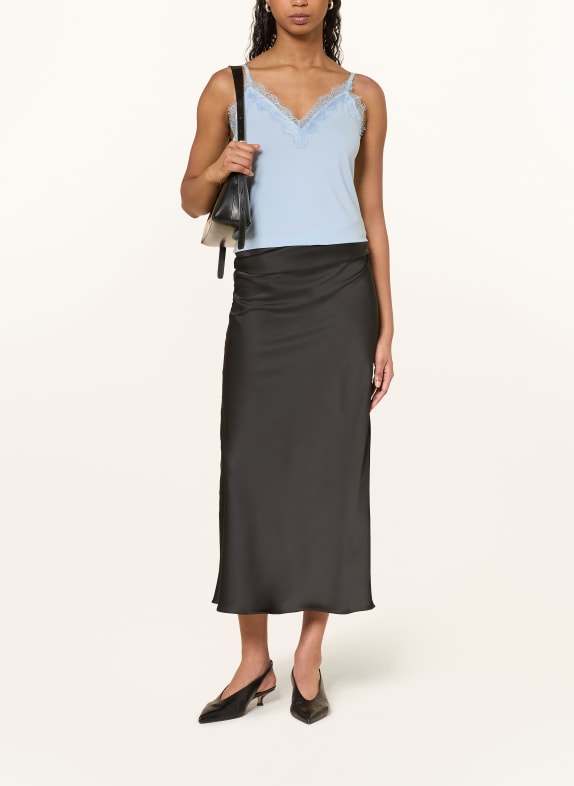 rosemunde Top BILLIE avec dentelle BLEU CLAIR