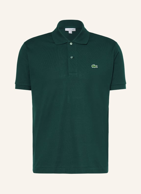 LACOSTE Piqué-Poloshirt Classic Fit DUNKELGRÜN