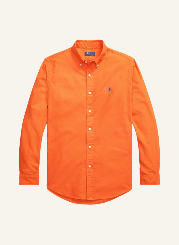 POLO RALPH LAUREN Oxfordská košile Custom Fit ORANŽOVÁ