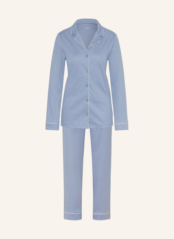 CALIDA Pyjama NIGHT LOVERS BLEU CLAIR / BLANC