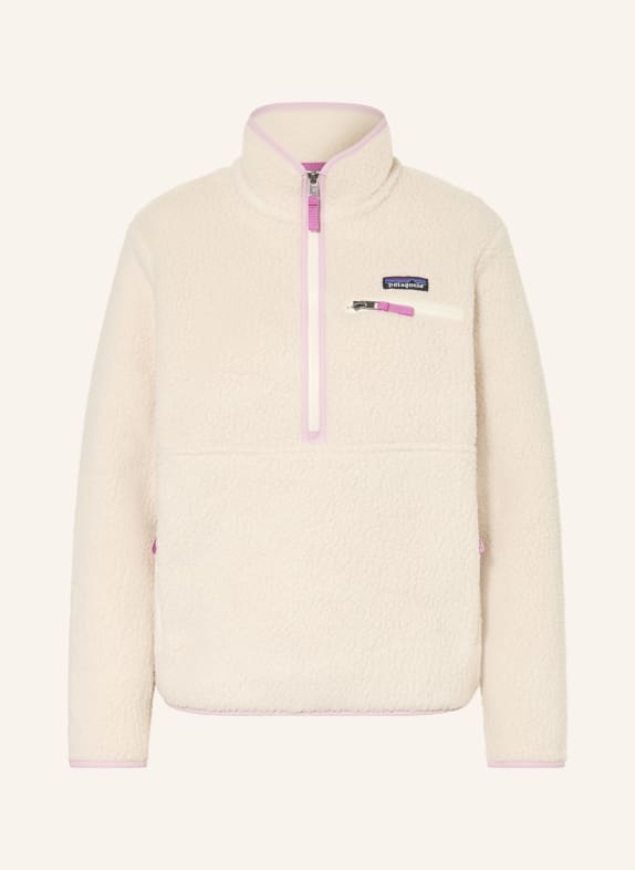 patagonia Fleecový svetr troyer RETRO PILE MARSUPIAL REŽNÁ / RŮŽOVÁ